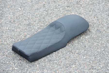 Sitzbank Cafe Racer schwarz, Monolever